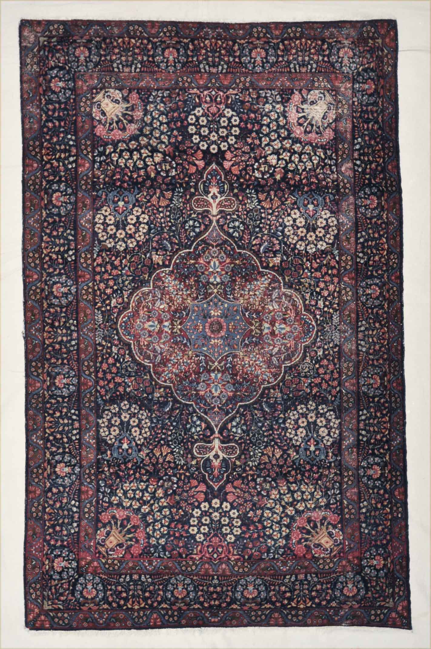Antique Ravar Kerman-Rugs and More