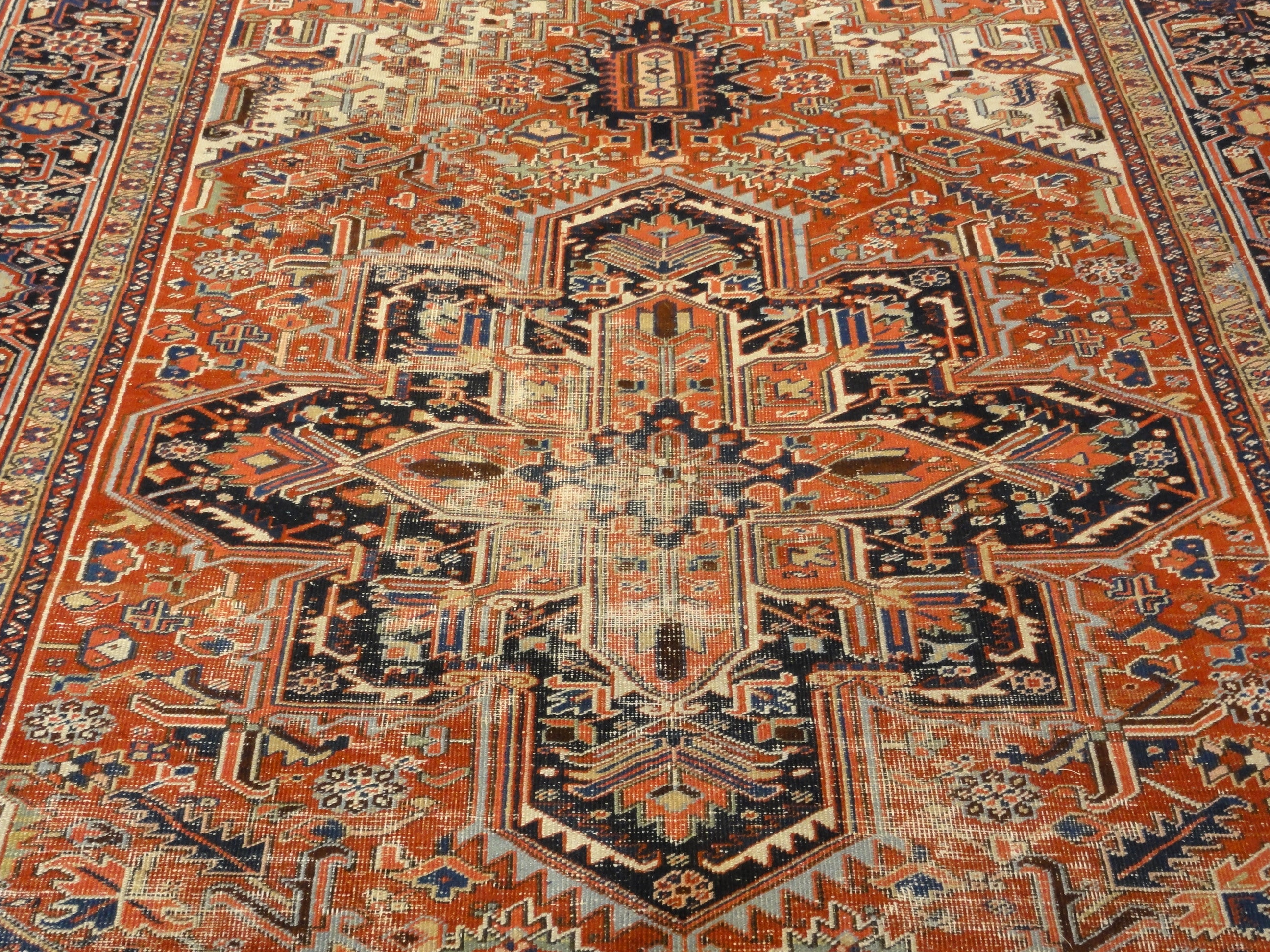 Antique Heriz Rug 37226