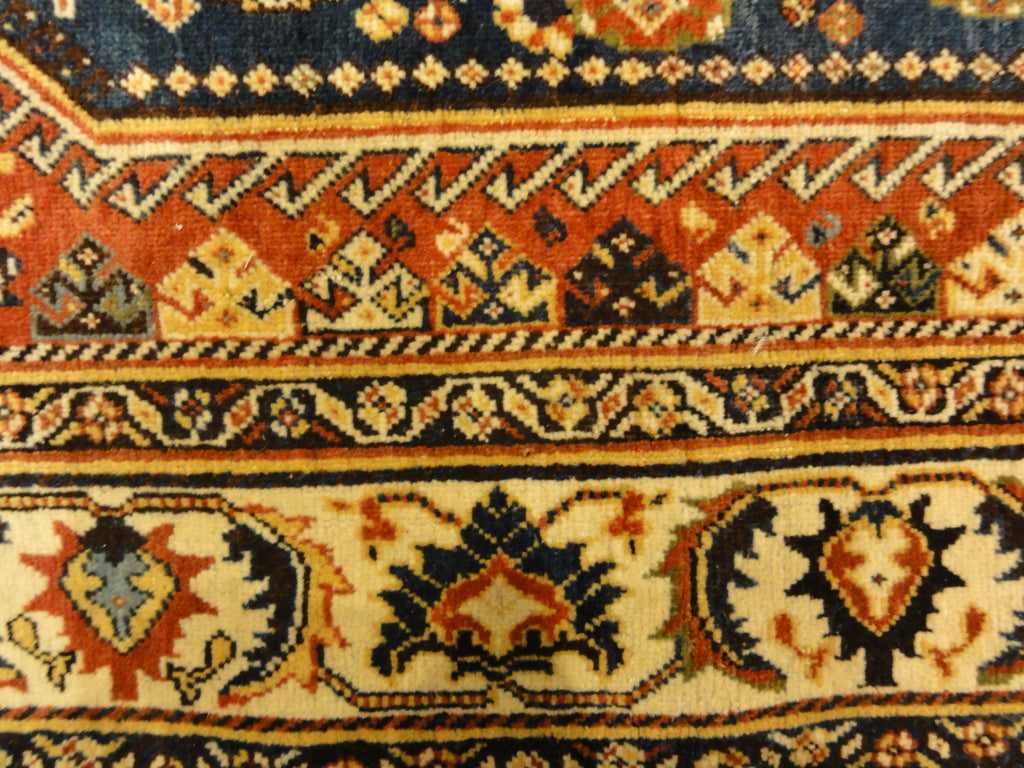 Antique Persian Qashqai Rug in Perfect Condition Genuine Authentic Woven Carpet Art Santa Barbara Design Center Rugs and More