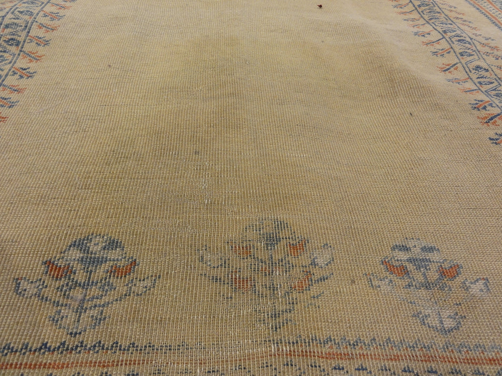 Antique Transylvanian 17th Century Turkish Prayer Rug. A fine piece of genuine woven carpet art sold at the Santa Barbara Design Center.