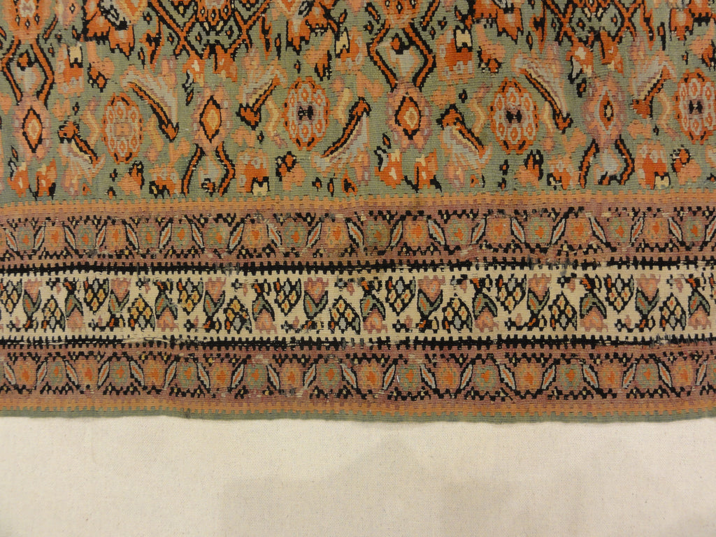 Antique early 19th Century Persian Senneh Kilim , the oldest senneh kelim we encountered 30121