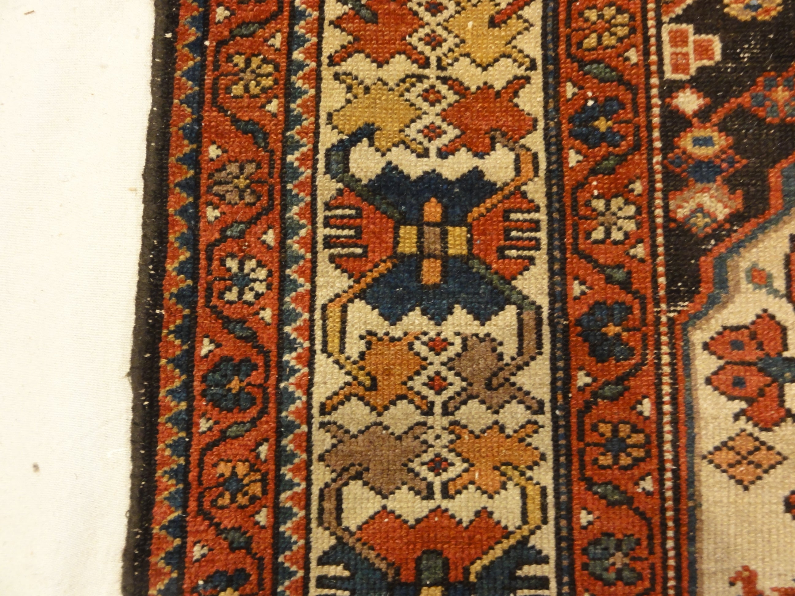 Rare Bakhtiari Rug Woven by Armenians feat. Cypress and Weeping Willow Trees 30657