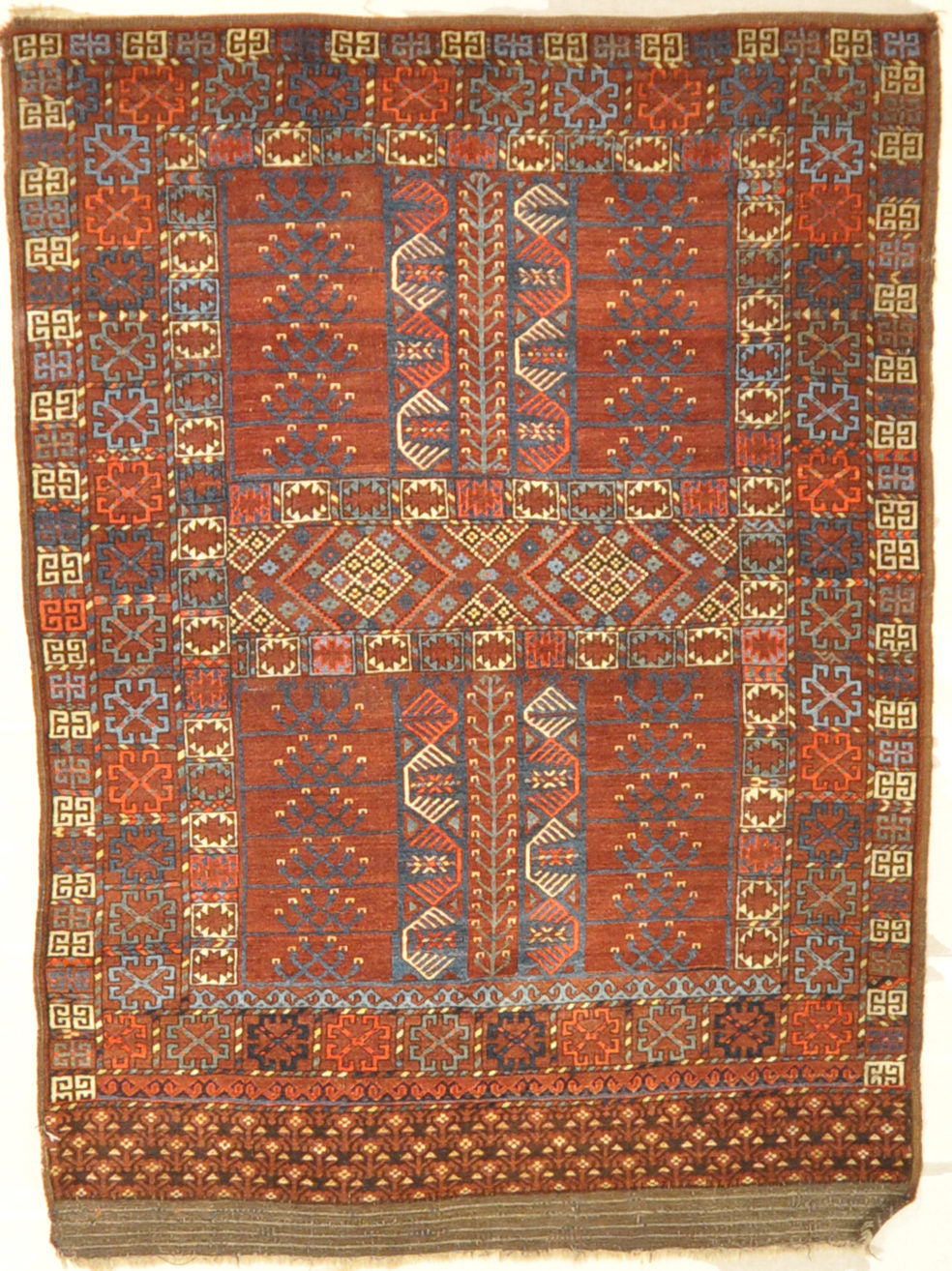 Fine Ersari Ensi Turkoman Antique rug santa barbara design center 27638