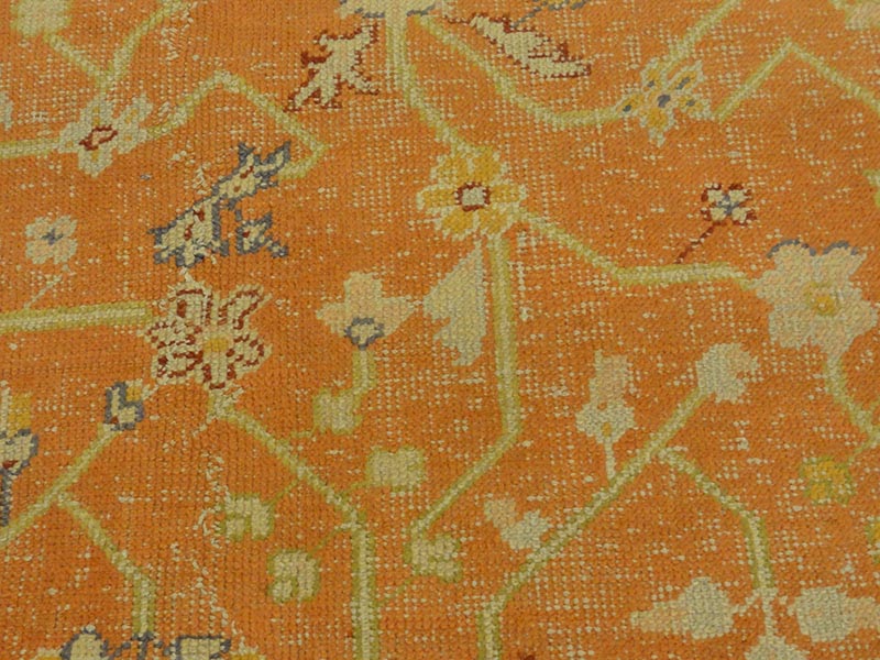 43694 Antique Turkish Oushak