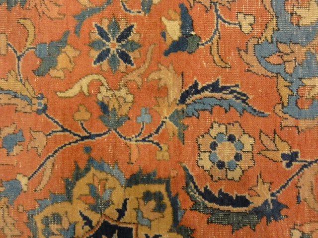 Antique Indian Mughal Classical Rug 30095