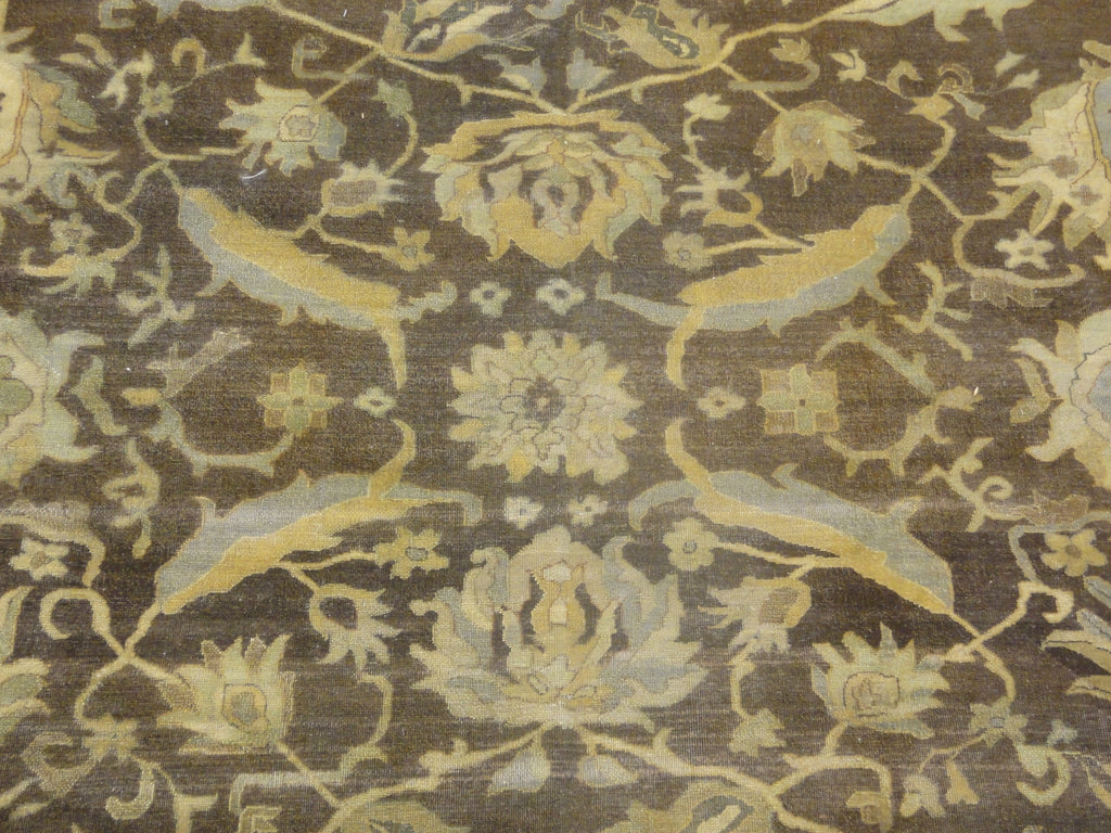 Antique Larestan Ivory Rug 30465