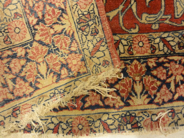 Antique Persian Kerman Ravar Rug- Millefleur 30077