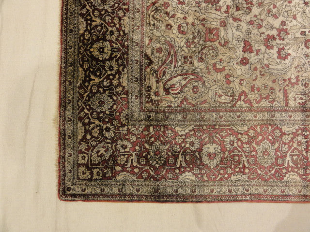 Rare Antique Silk Mohtasham Kashan 29241-3