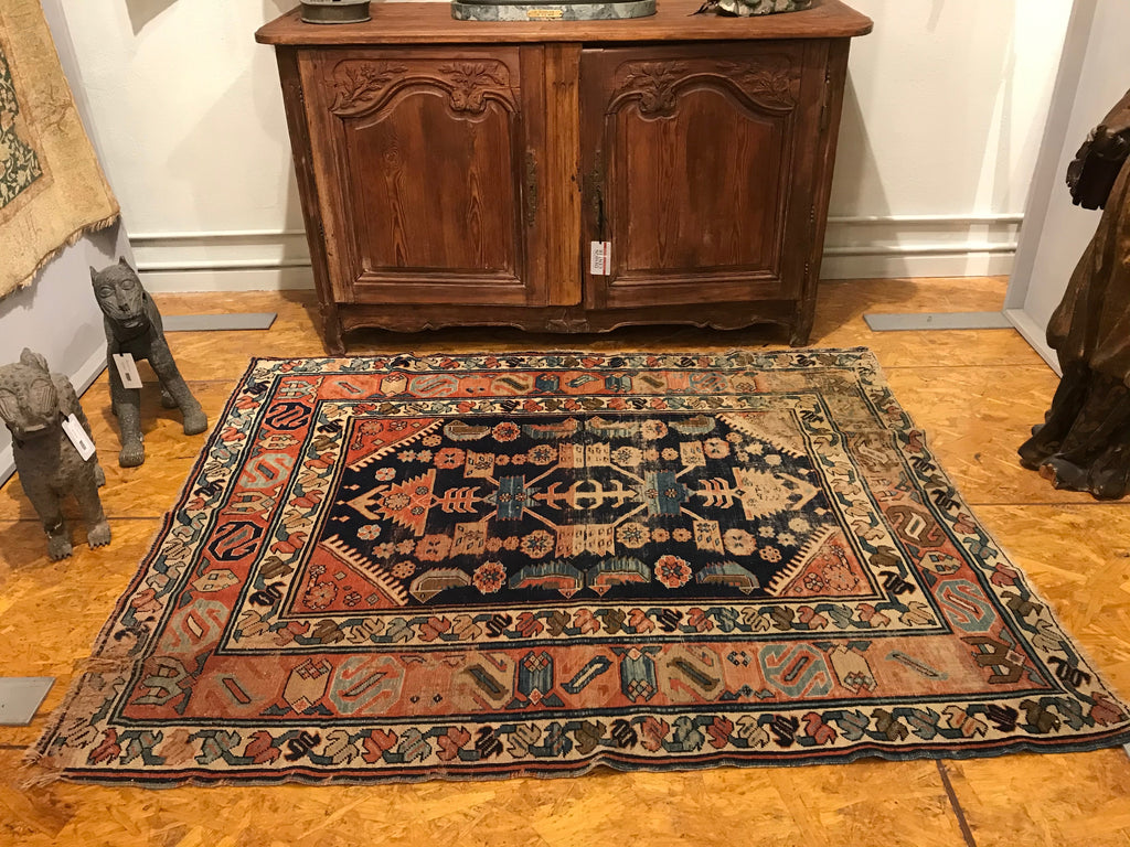 Antique Proto Kurdish Early Rug