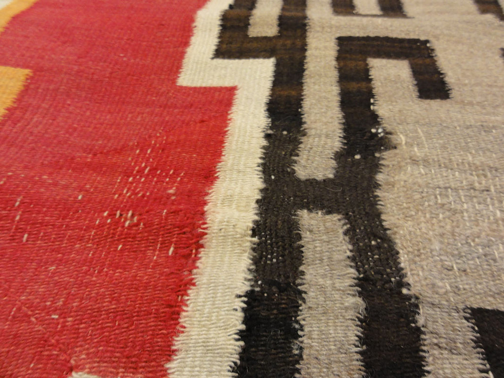 Large Antique Navajo Rug circa 1890-1900 featuring two grey hills. Sold by Santa Barbara Design Center, Rugs and More in Santa Barbara, California.