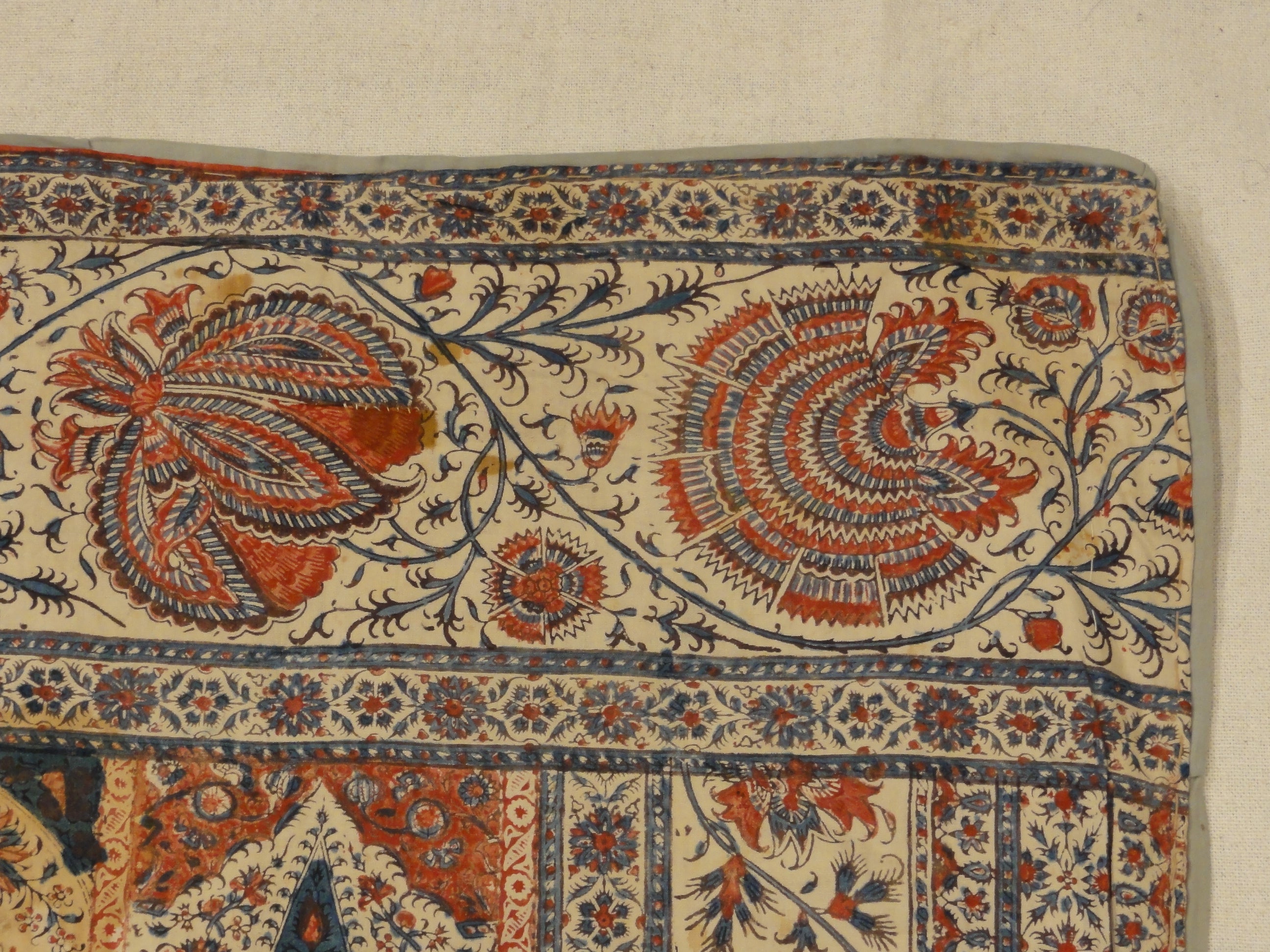 30638 Important Antique Persian Qhalamkari Textile