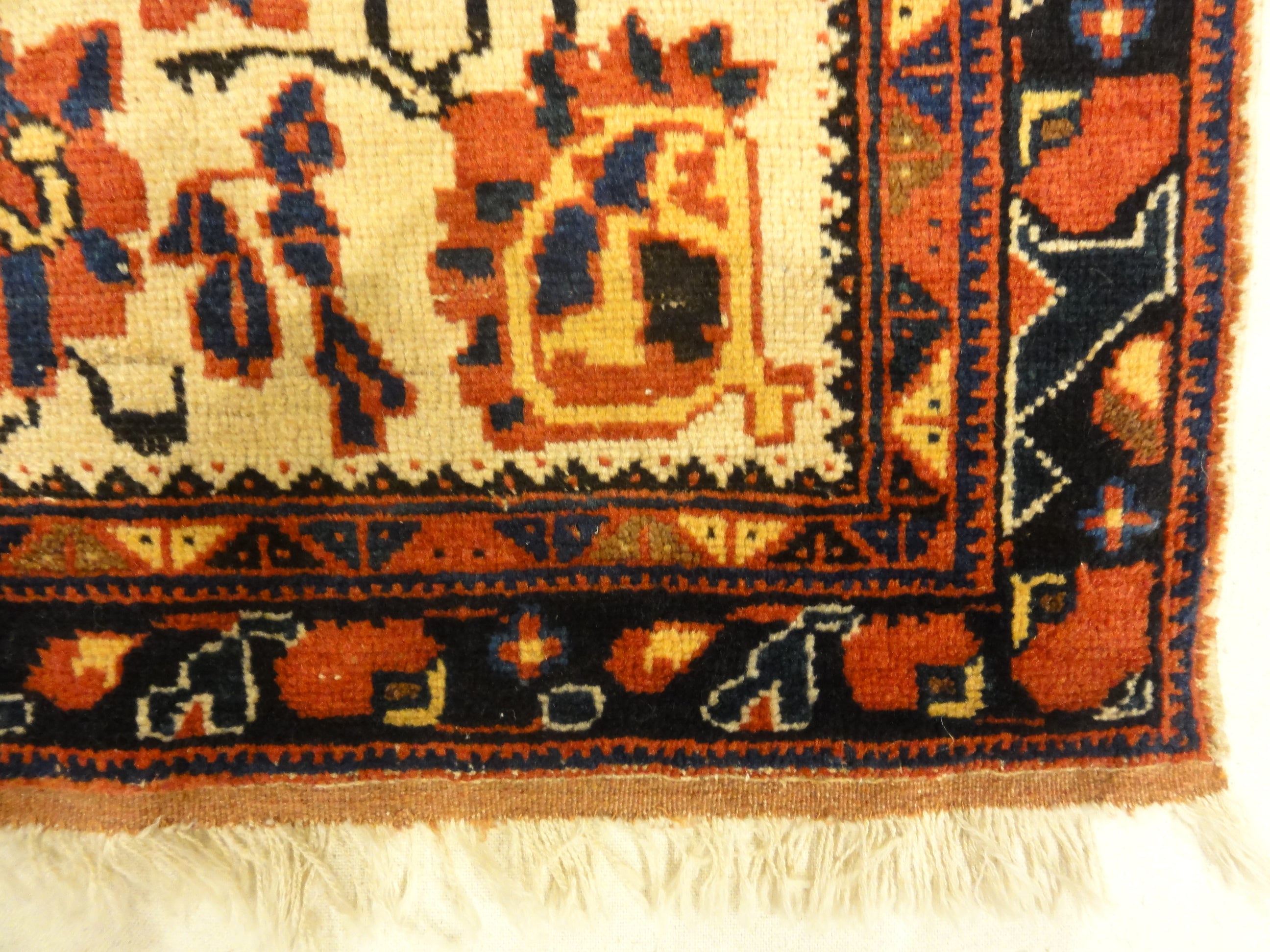 Antique Persian Afshar with All Over Floral Genuine Authentic Intricate Woven Carpet Art Santa Barbara Design Center Rugs and More