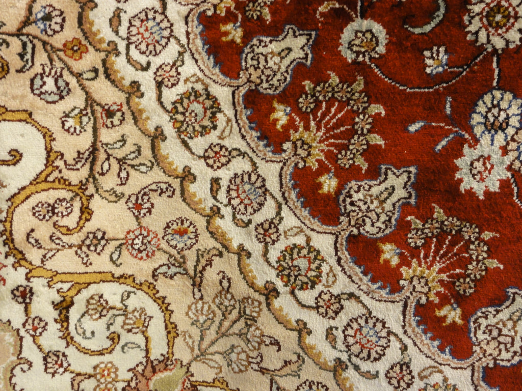 Finest Silk Tabriz Rug 35956