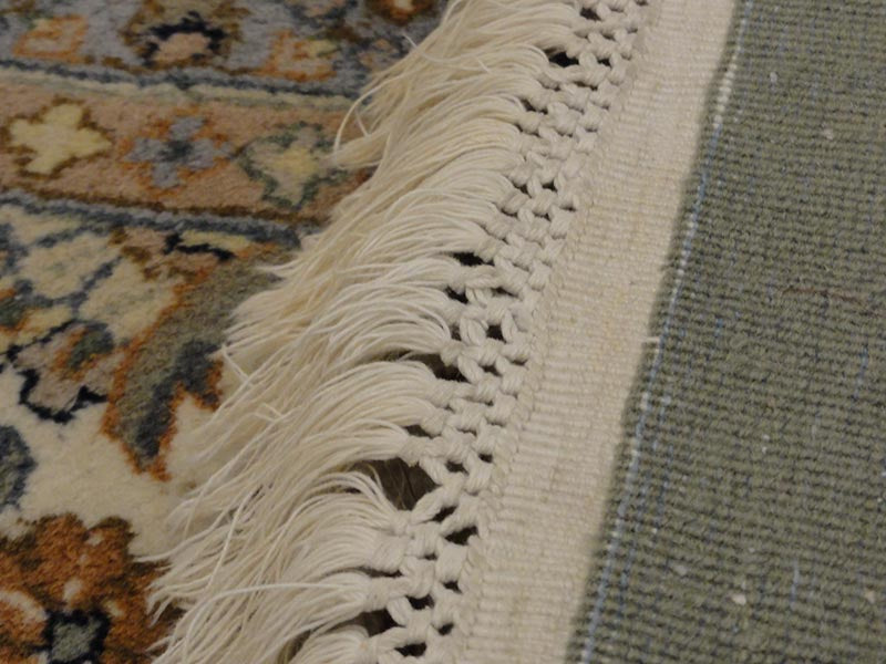 28285 Finest Kashmiri Kashan rug in green