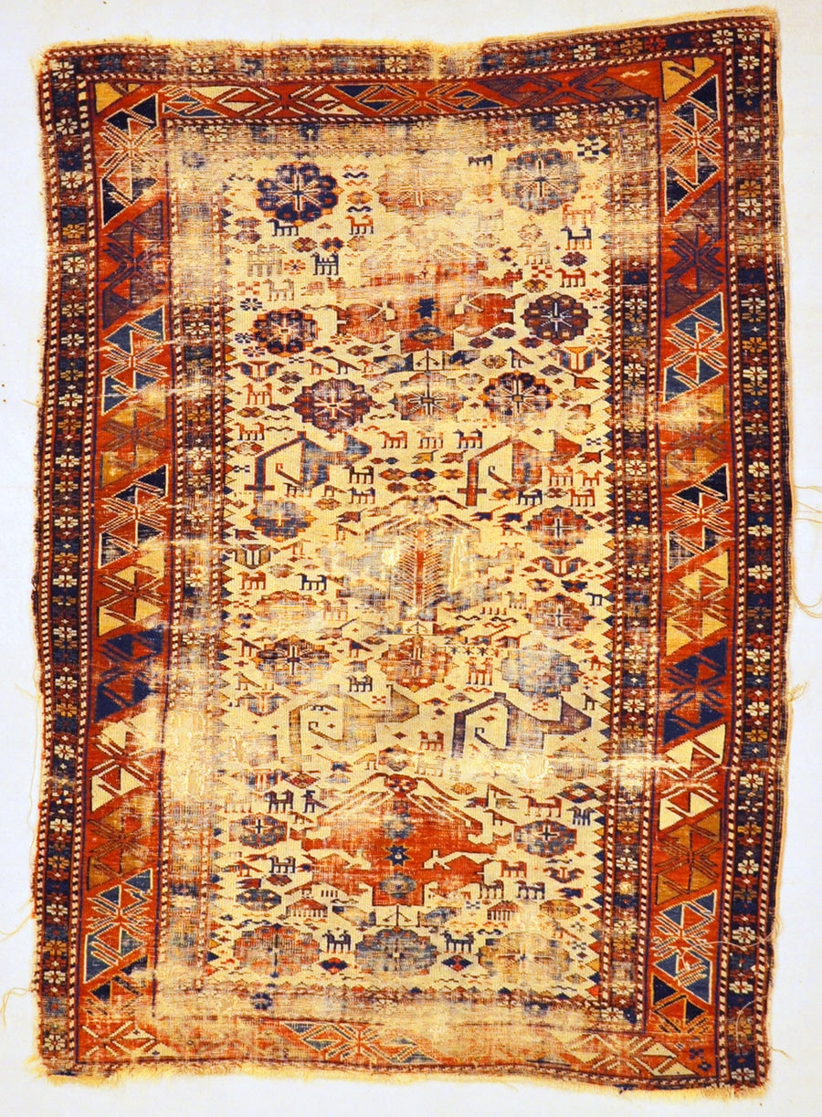 Antique Rare Ivory Shirvan