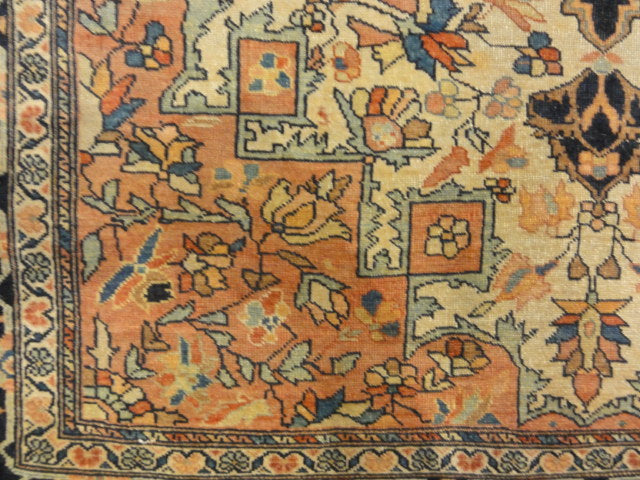 Small Antique Persian Sarouk Farahan 30108