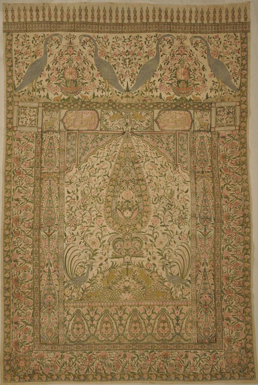 Rare Antique Palampore Textile santa barbara design center-8