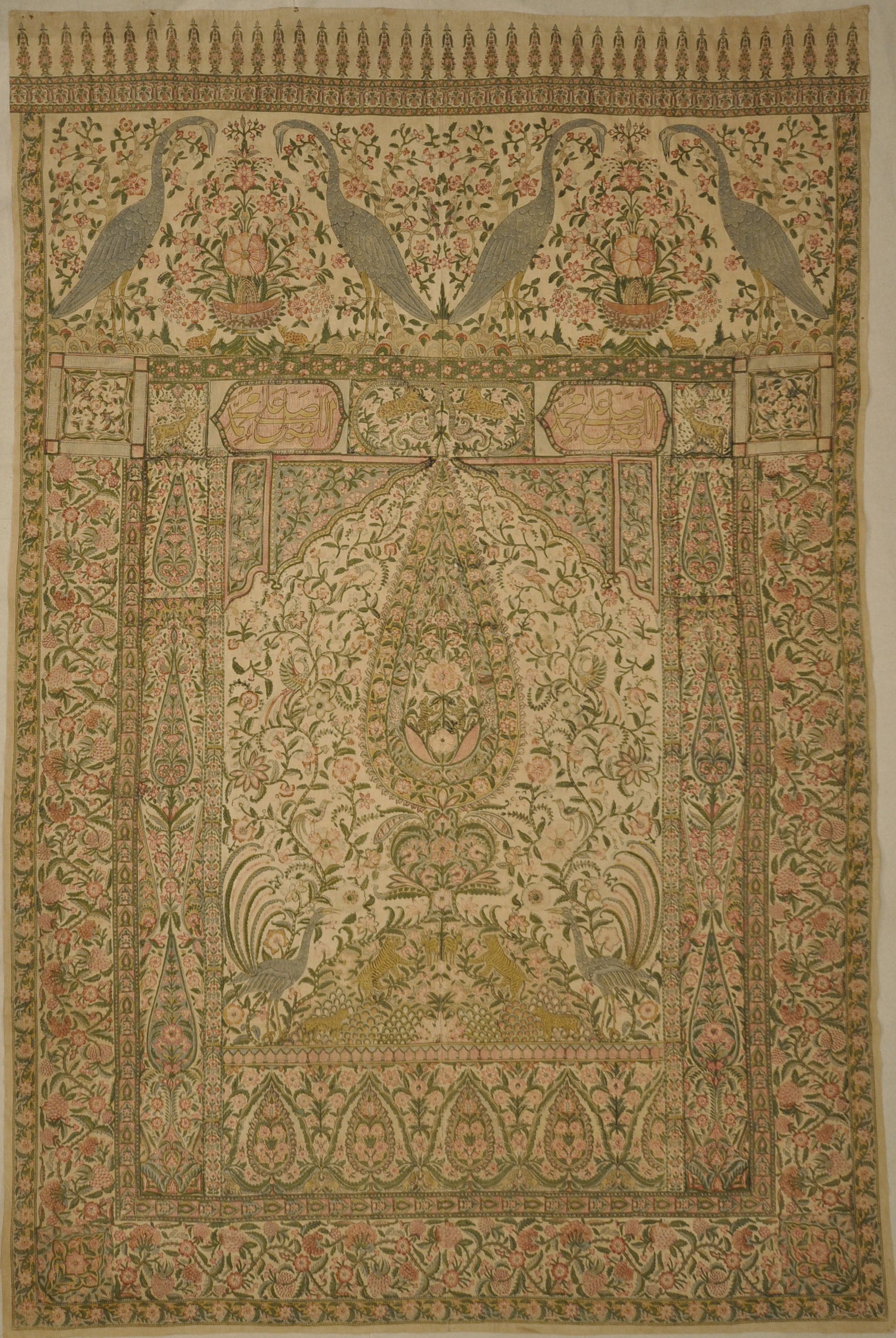 Rare Antique Palampore Textile santa barbara design center-8