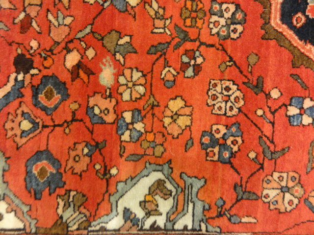 Fine Antique Persian Farahan Kork Wool 30110