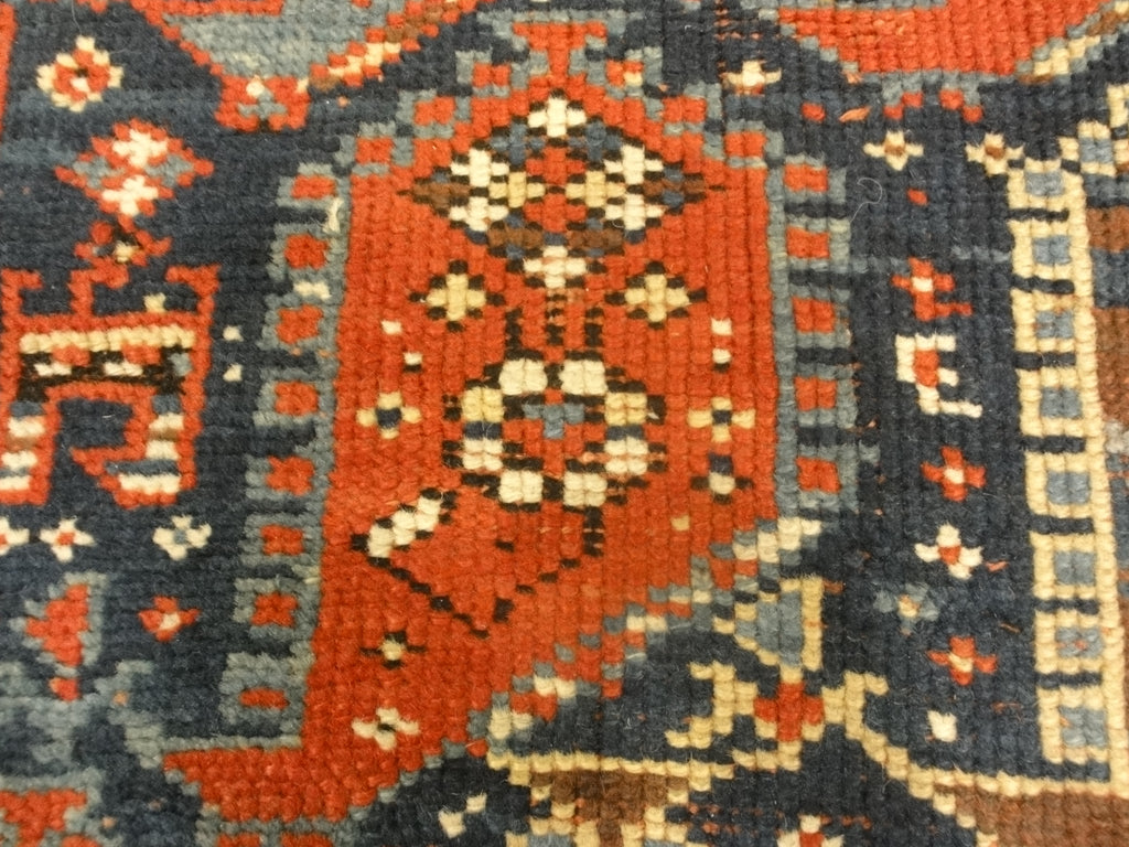 Antique Caucasian Botteh Rug 30343