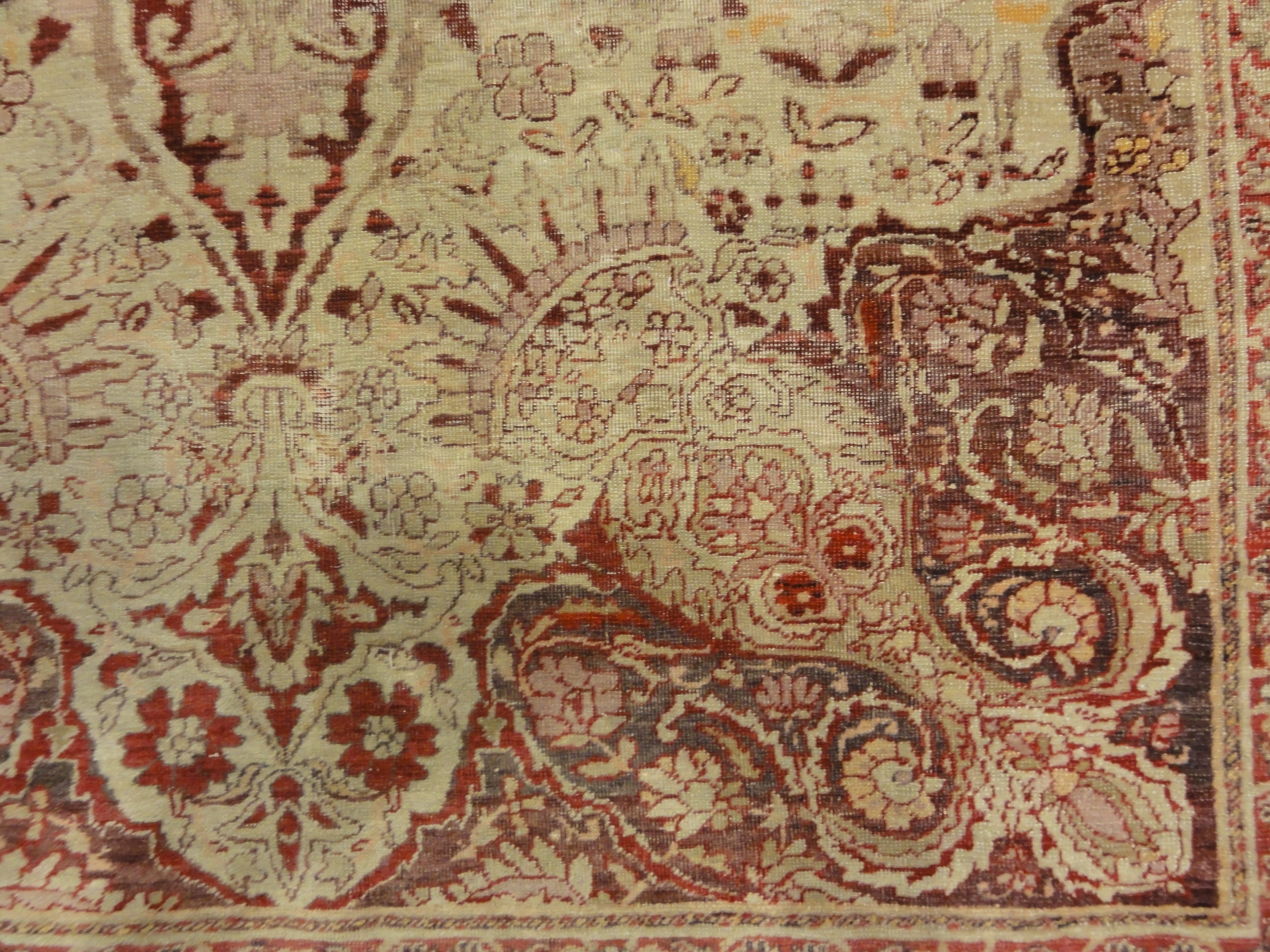 Rare Unique Kerman Area Rug Persian Genuine Woven Carpet Art Authentic Intricate Santa Barbara Design Center Rugs and More