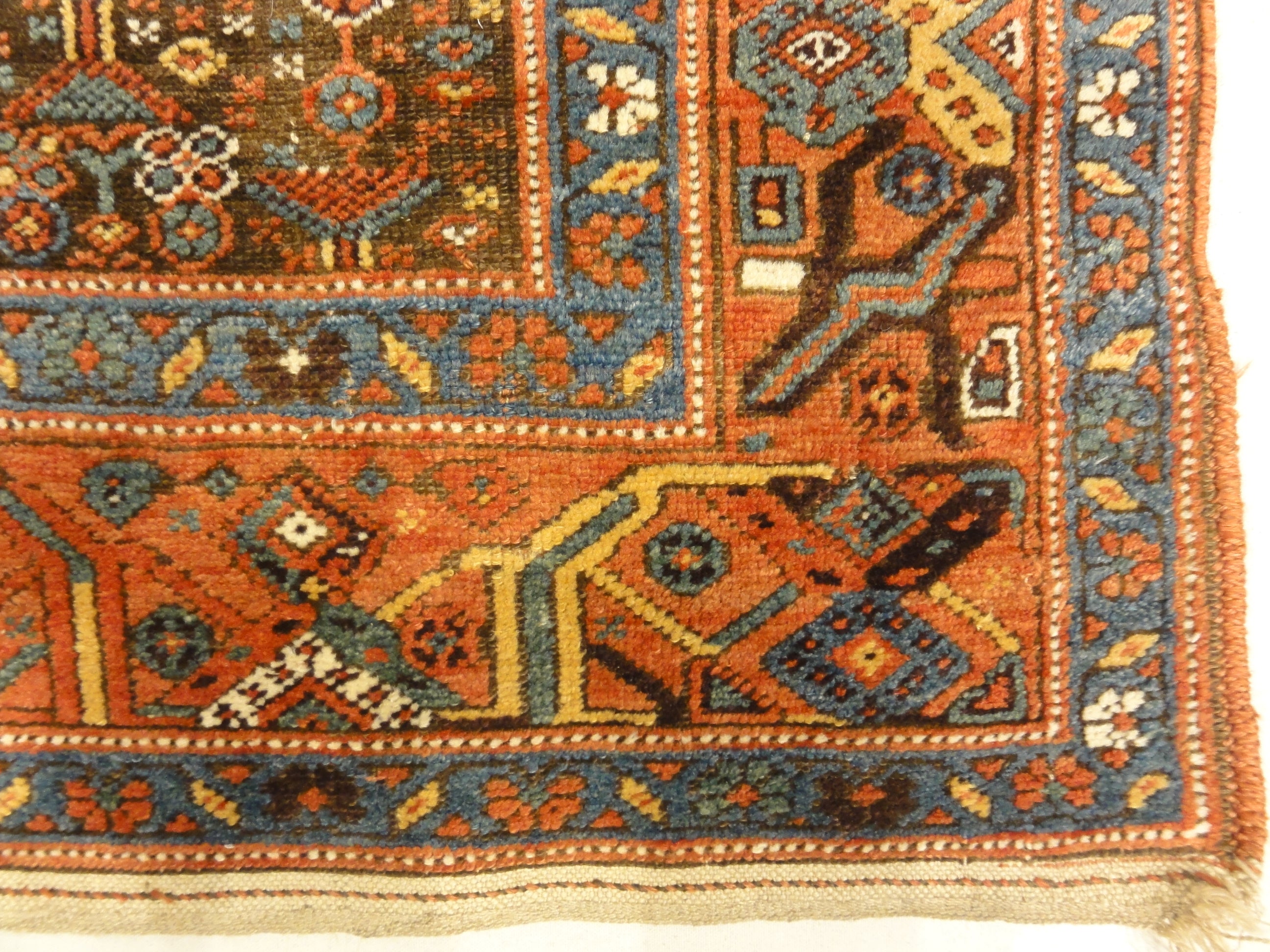 Antique West Persian Kurdish Rug circa 1875 35103