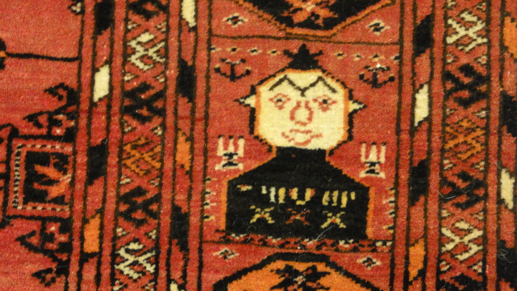 Antique Turkaman Rug 34595
