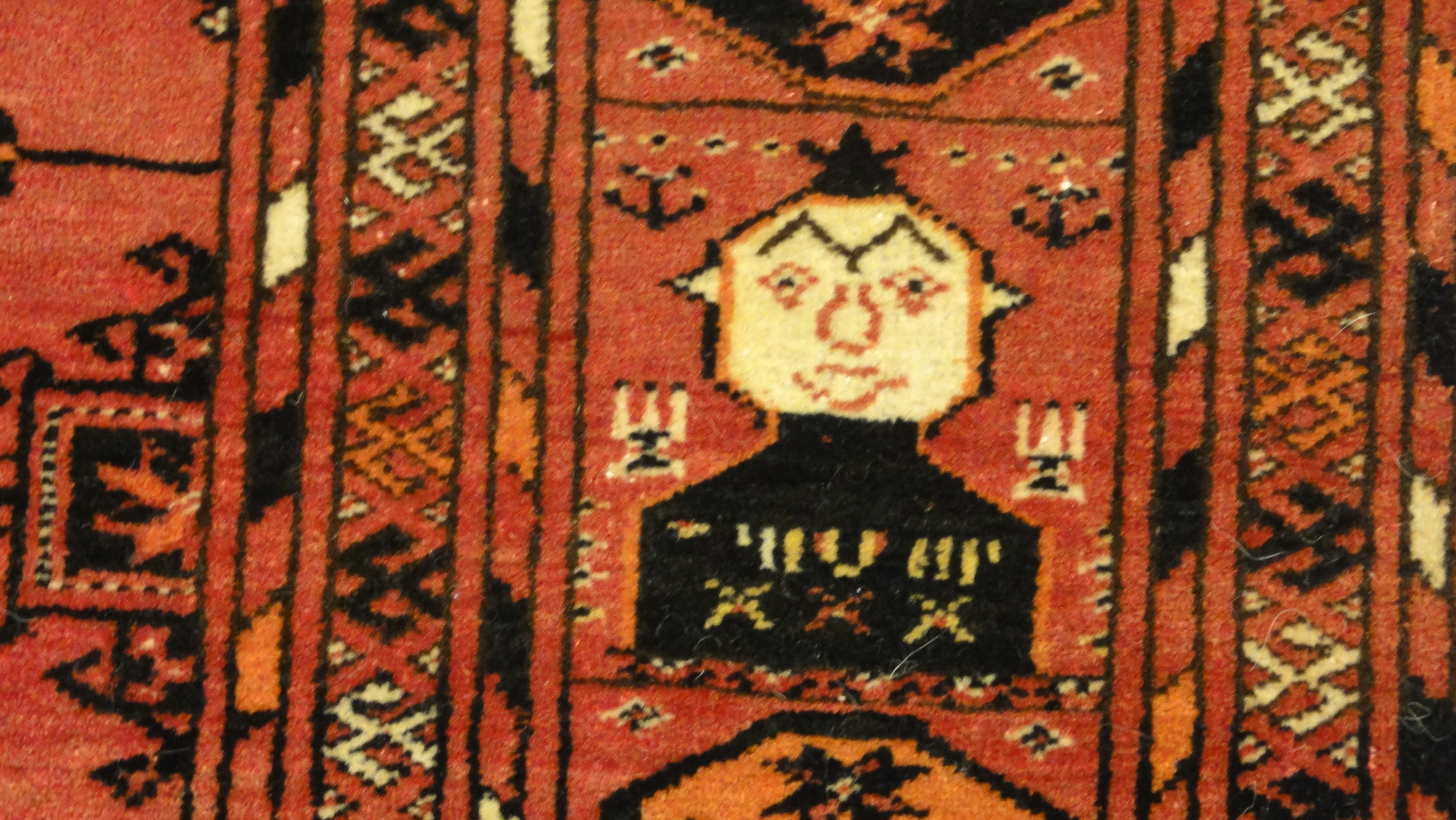 Antique Turkaman Rug 34595