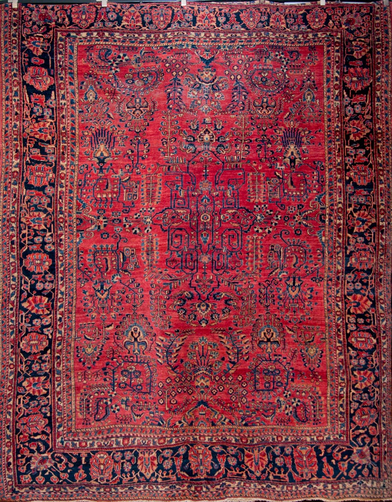 Antique Saruk Persian Rug