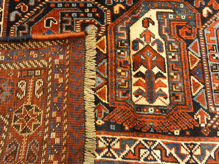 Antique Khamseh botteh Signed and Dated 31636