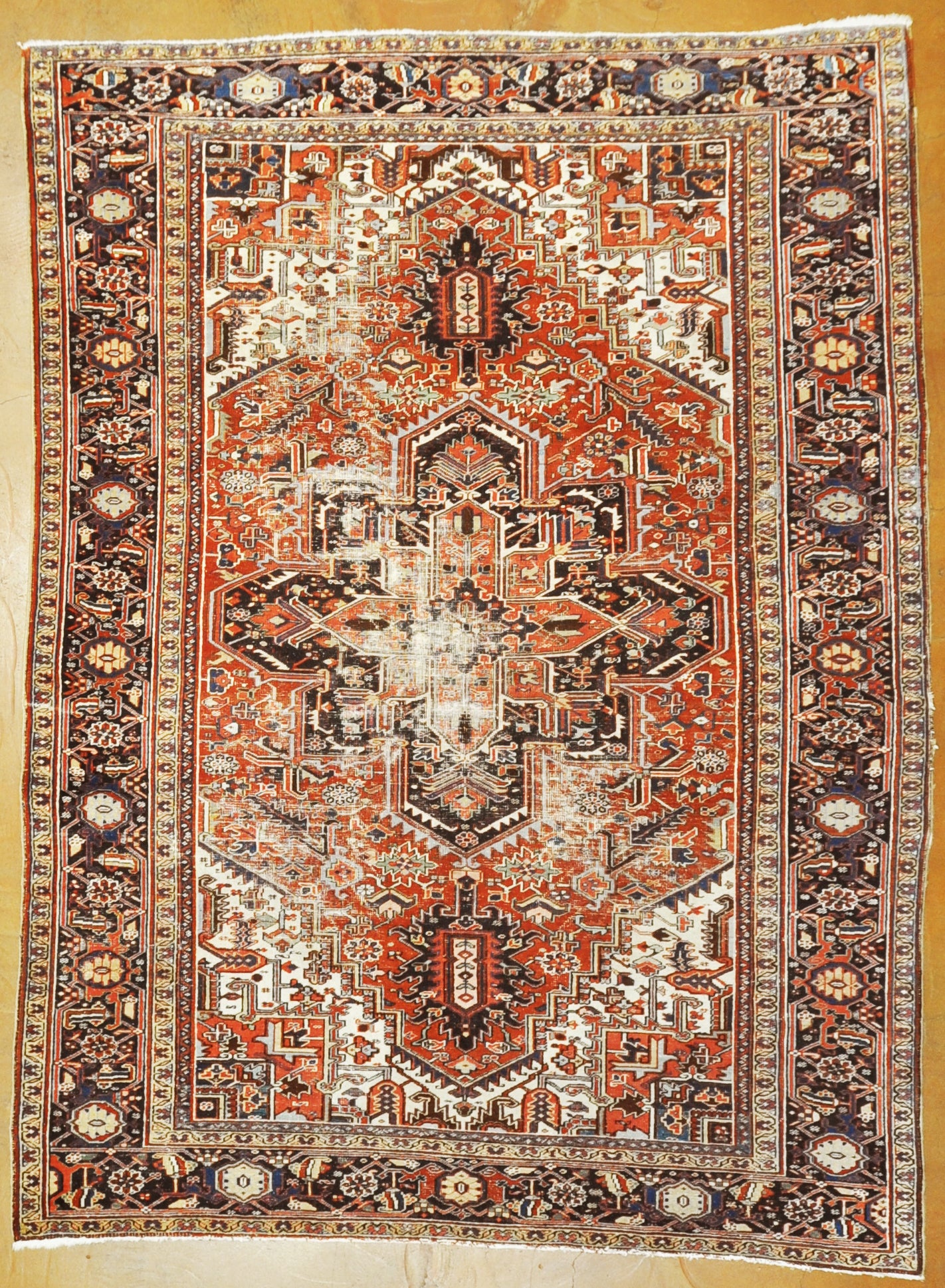 Antique Heriz Rug 37226