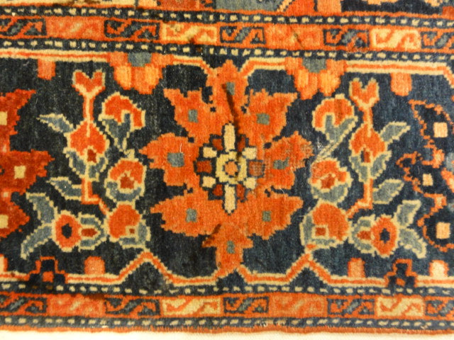 Wool and Cotton Antique Foundation Antique Persian Handspun Wool Sarouk Farahan Authentic Carpet Genuine Woven Art Santa Barbara Design Center Rugs and More