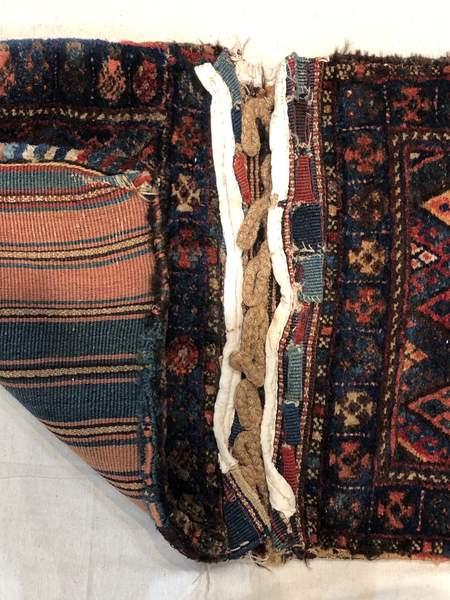 38233 Antique Jaf Kurd Double Khorjin