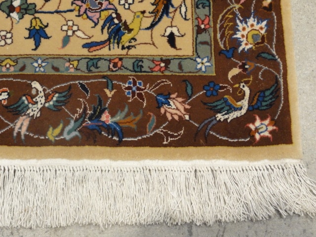 44003 Fine Wool & Silk Tabriz Runner