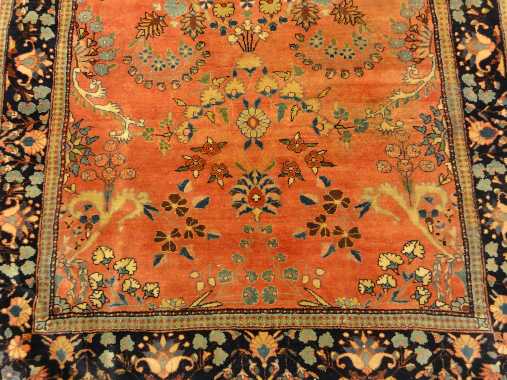 36229 Antique finest Mohajeran Sarouk in full pile