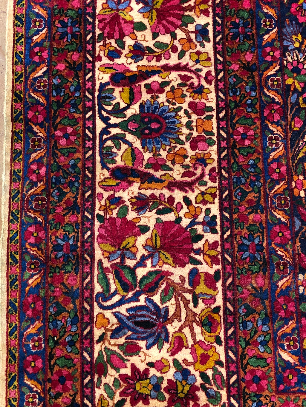 Antique Ravar Kerman Rug 38024