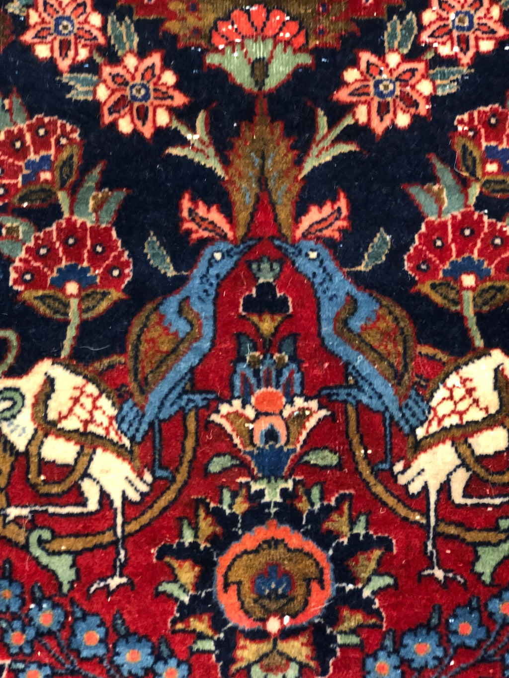 Rare Antique Dabir Kashan 38008