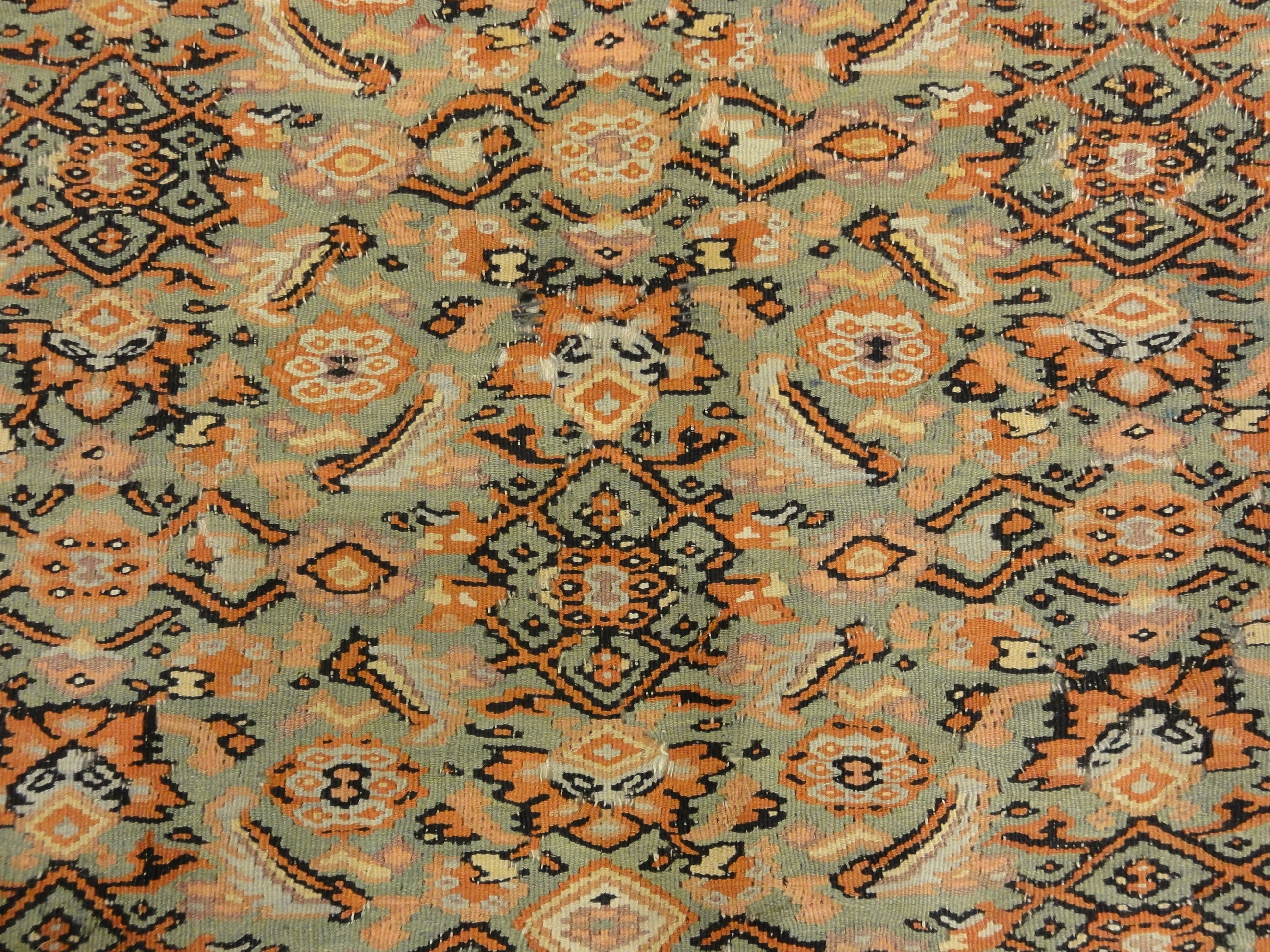 Antique early 19th Century Persian Senneh Kilim , the oldest senneh kelim we encountered 30121