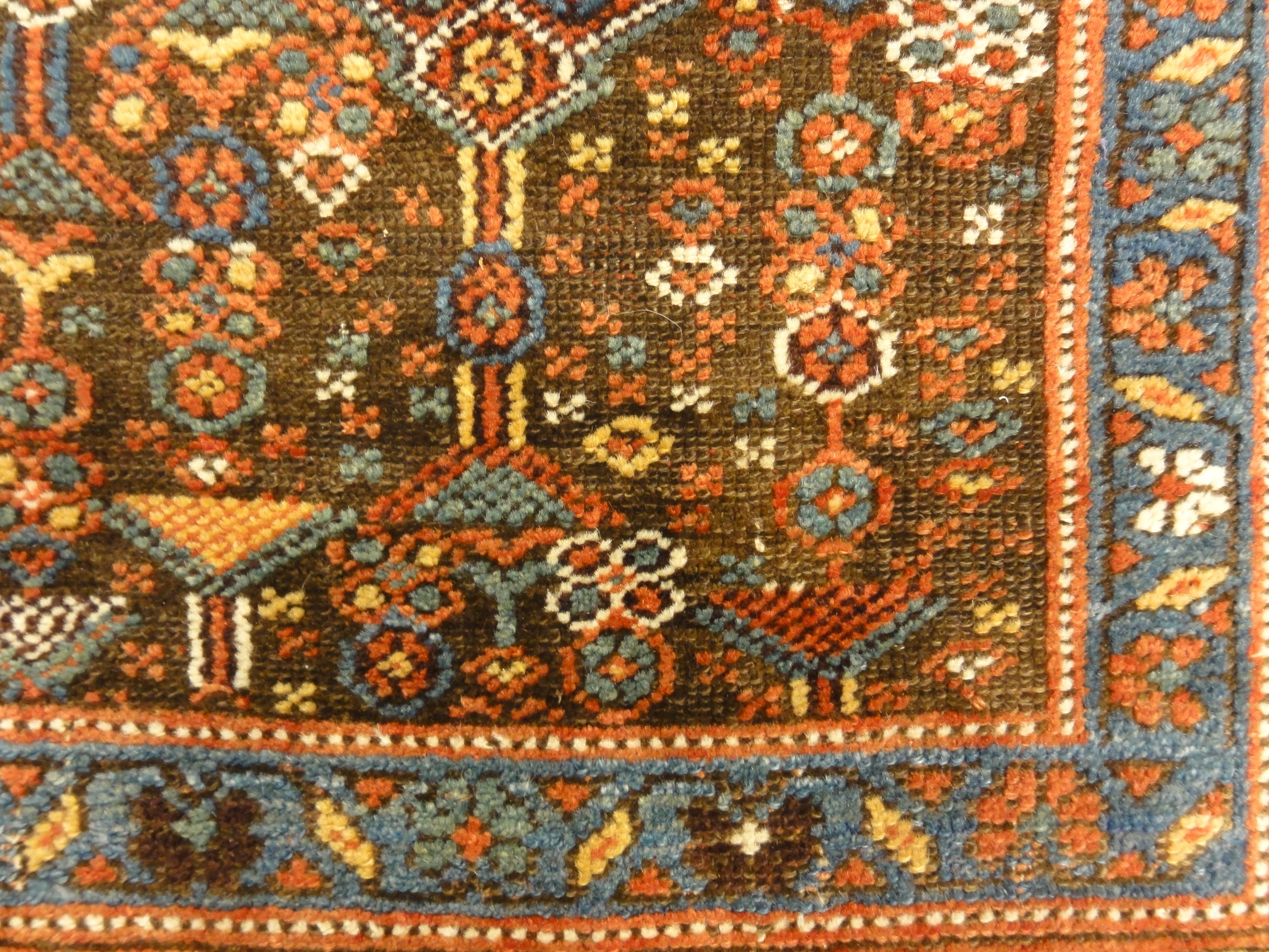 Antique West Persian Kurdish Rug circa 1875 35103