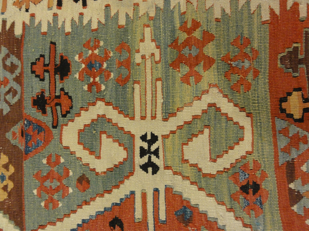 Fine Turkish Anatolia Rug from Late 18th Century. A piece of antique woven carpet art sold by Santa Barbara Design Center, Rugs and More in California.