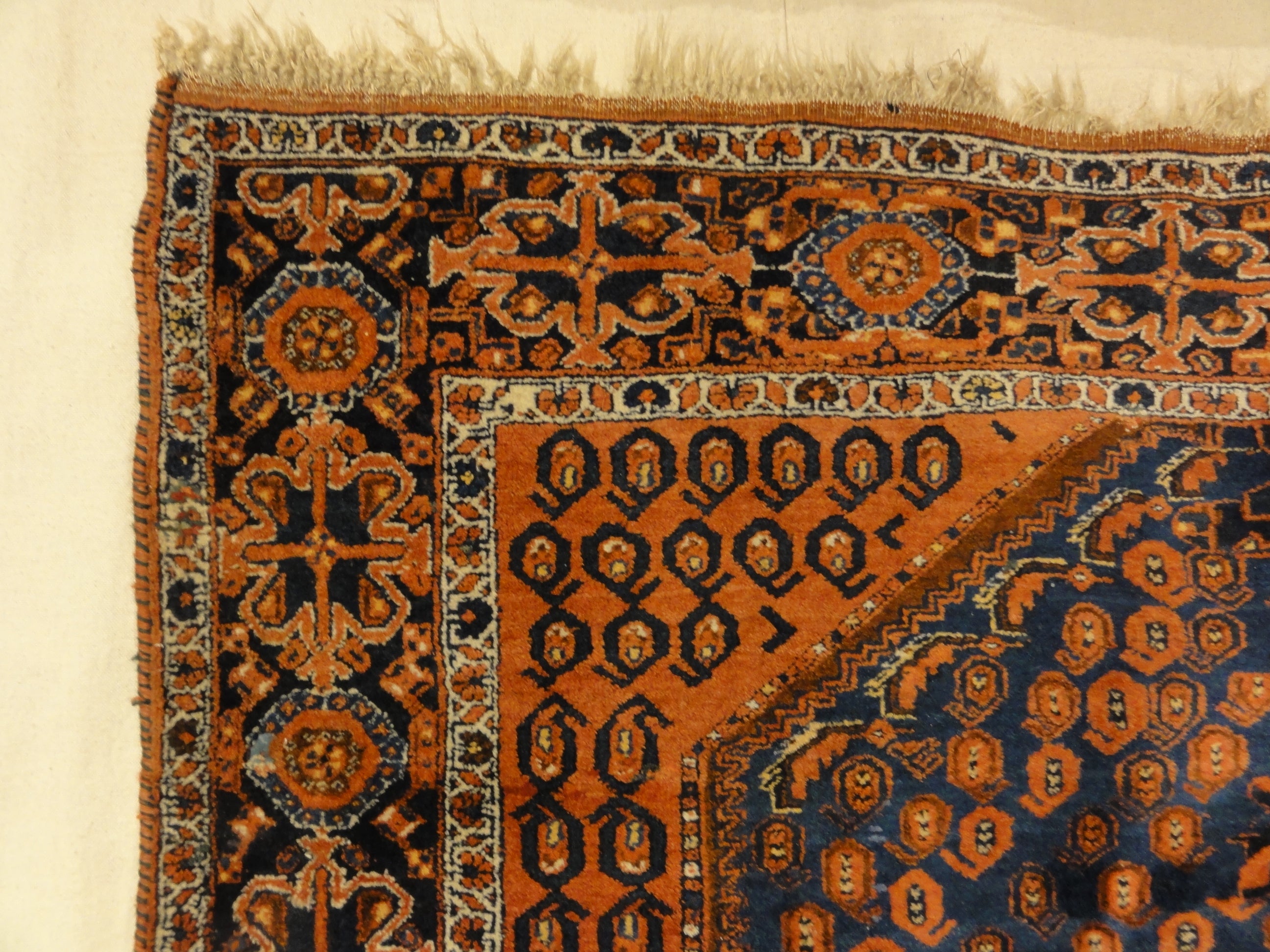 30658 Antique Intricate Botteh Afshar Rug