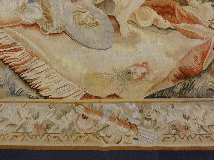 Antique romantic scene tapestry | Rugs and More | Santa Barbara Design 1