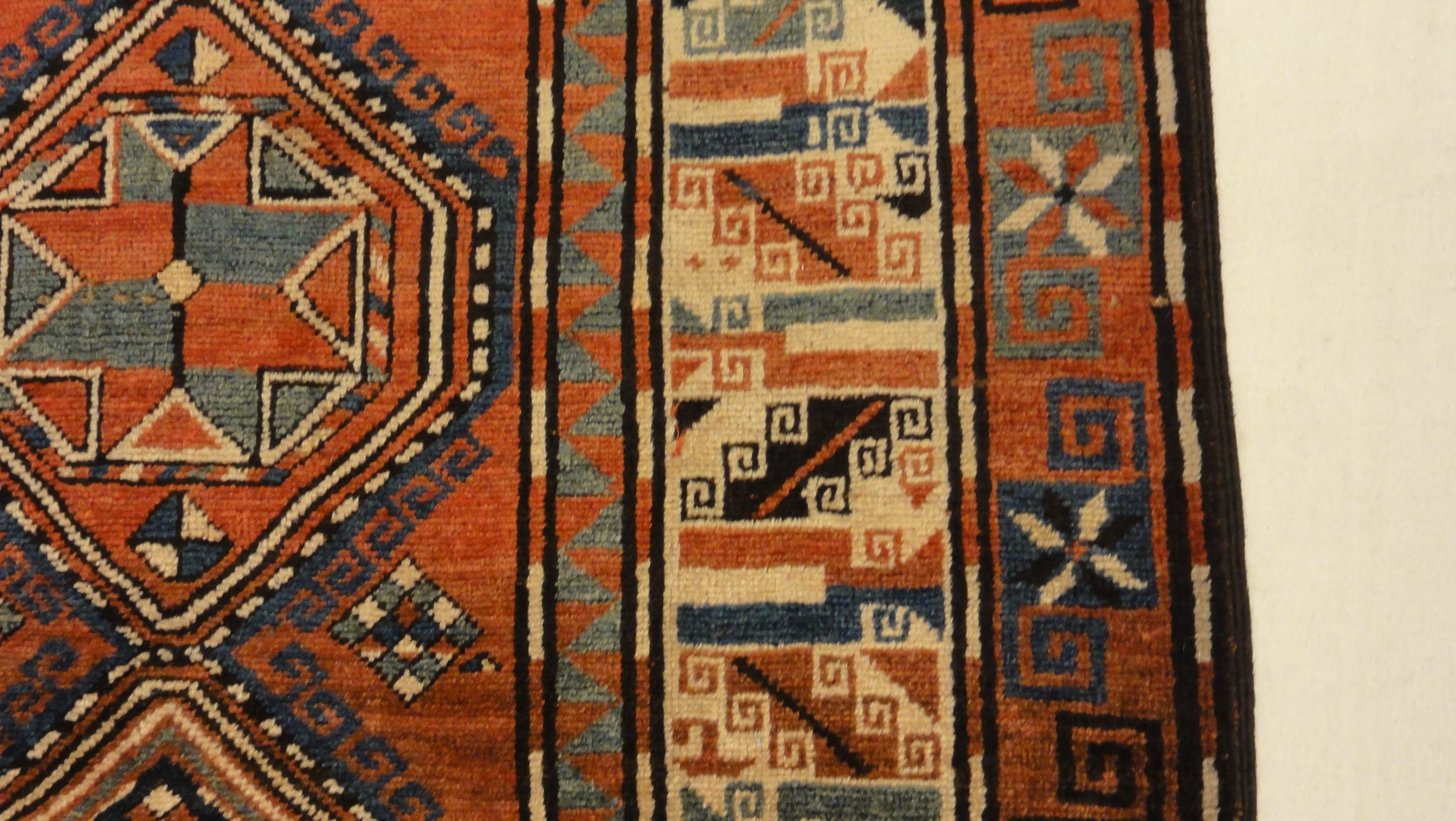 34570 Antique Kazak Rug