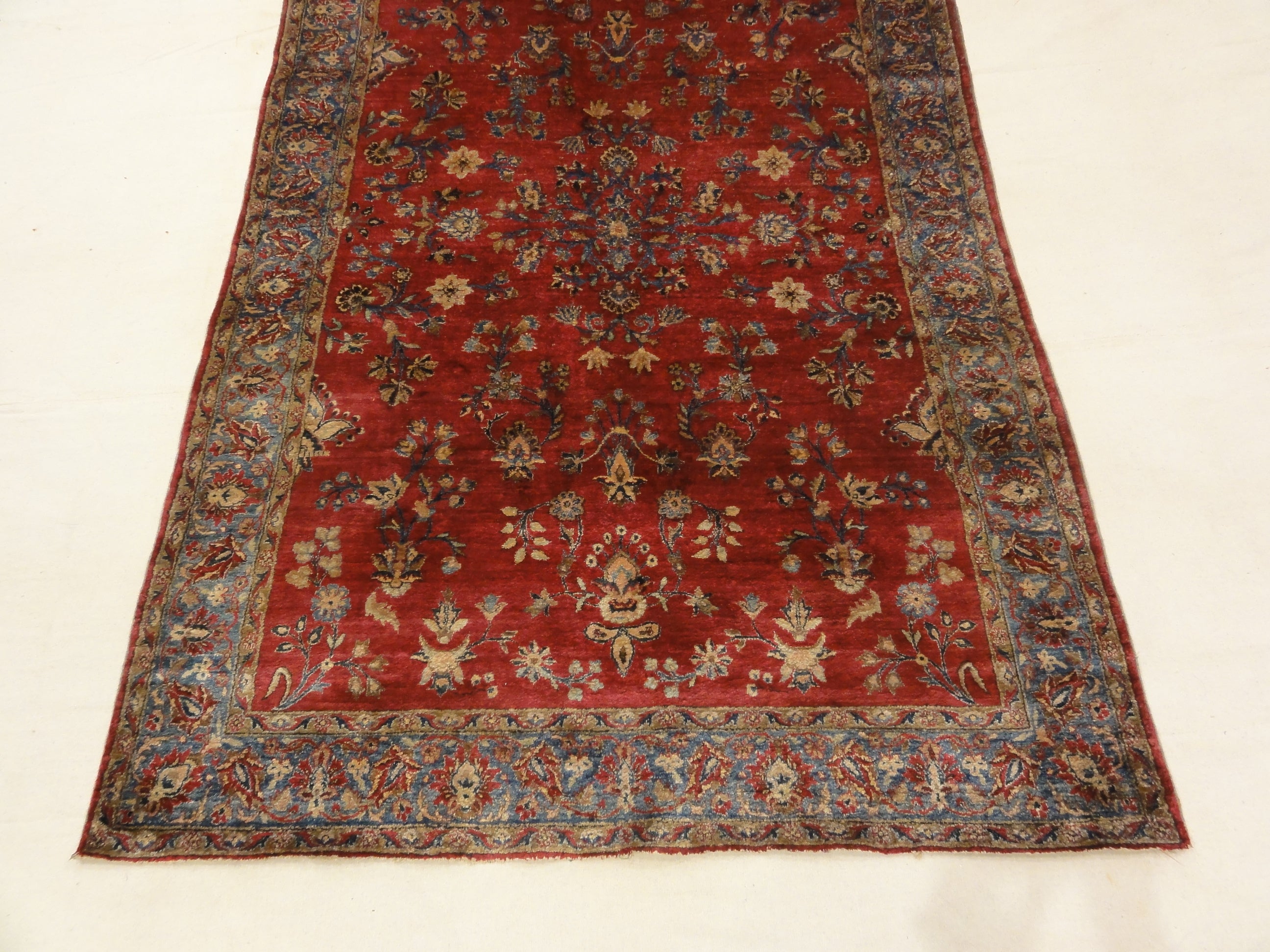 Antique Finest Silk Persian Kashan ca.1890 30044