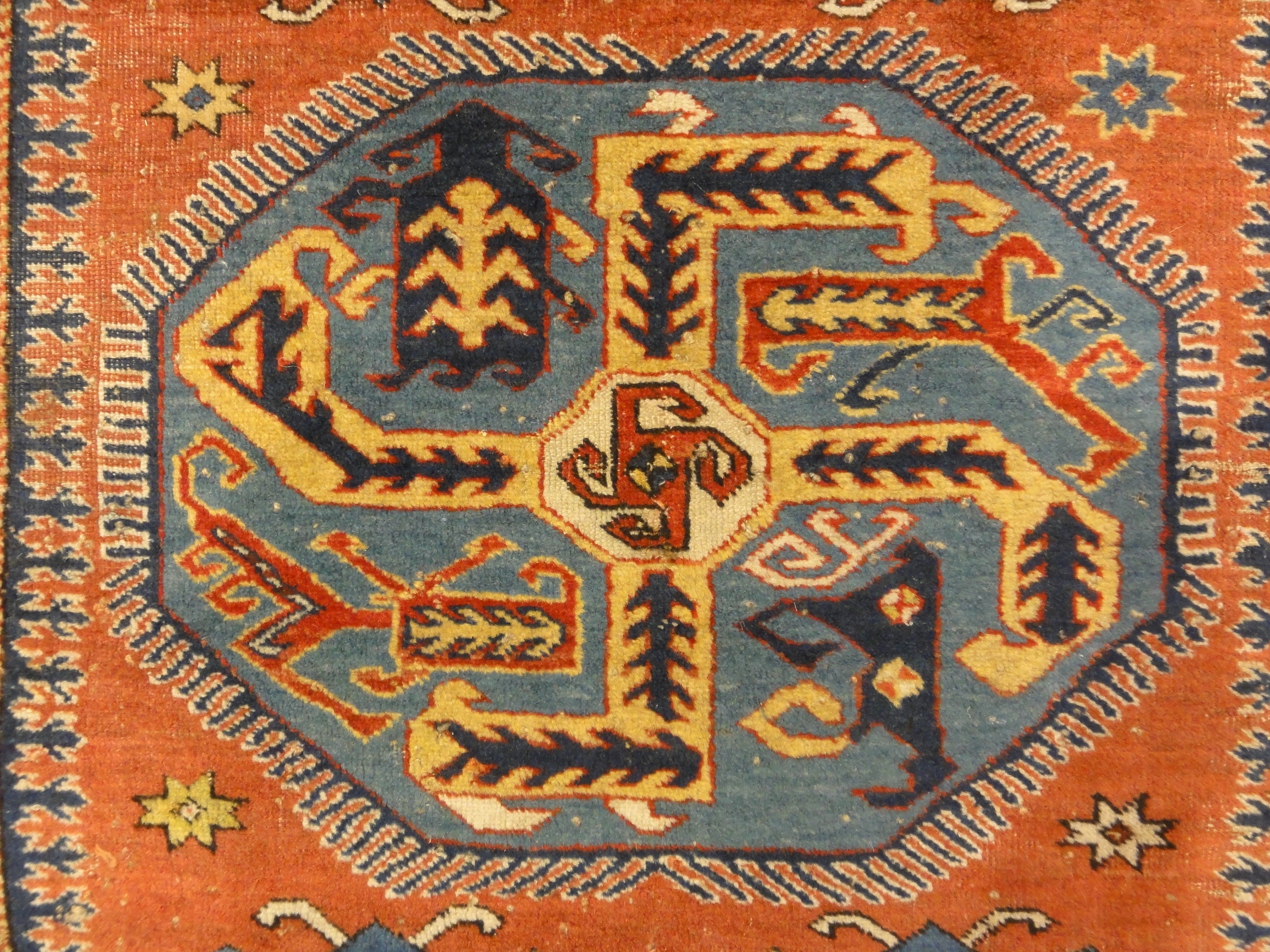 27637 Important Rare (17th. 18th.) Century exemplary Caucasian Rug ( Shirvan Area )