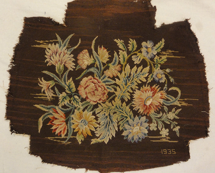 Needlepoint Chair Covering | Rugs & More| Santa Barbara Design Center 3310