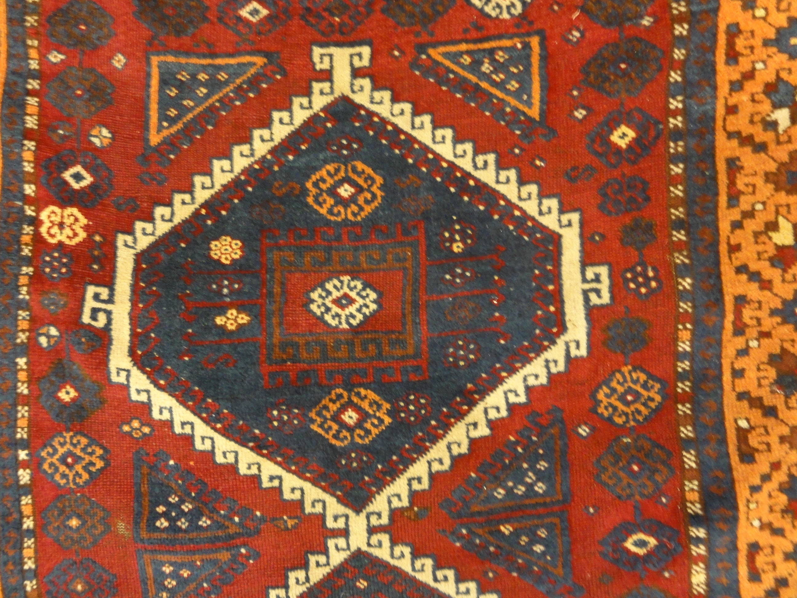 Antique Colorful Turkish Rug 30064
