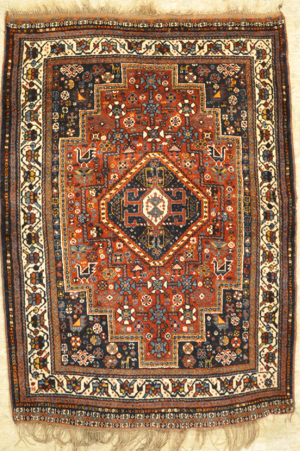 Fine Unique Antique Qashgai Rug santa barbara design center 29840