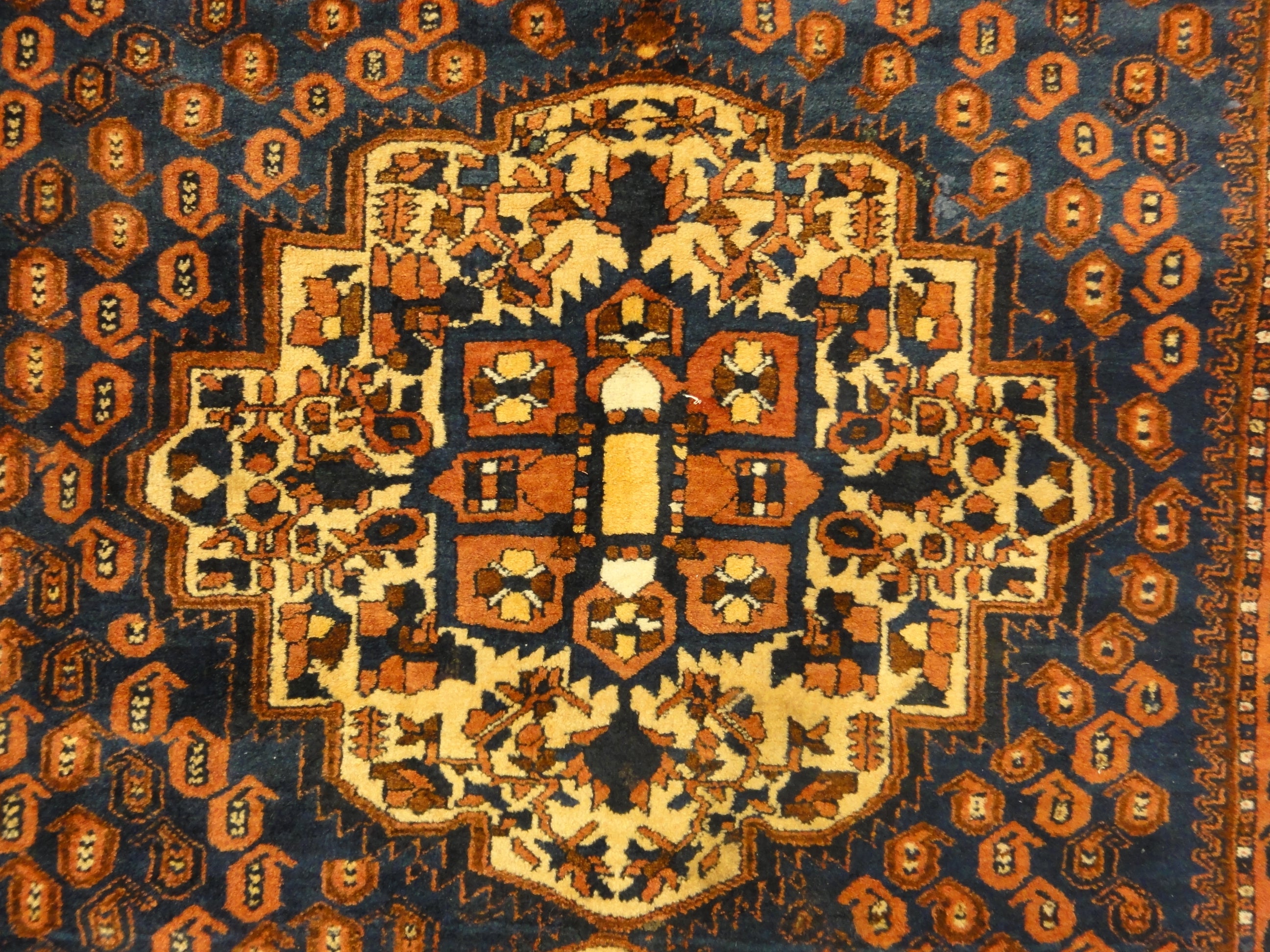 30658 Antique Intricate Botteh Afshar Rug