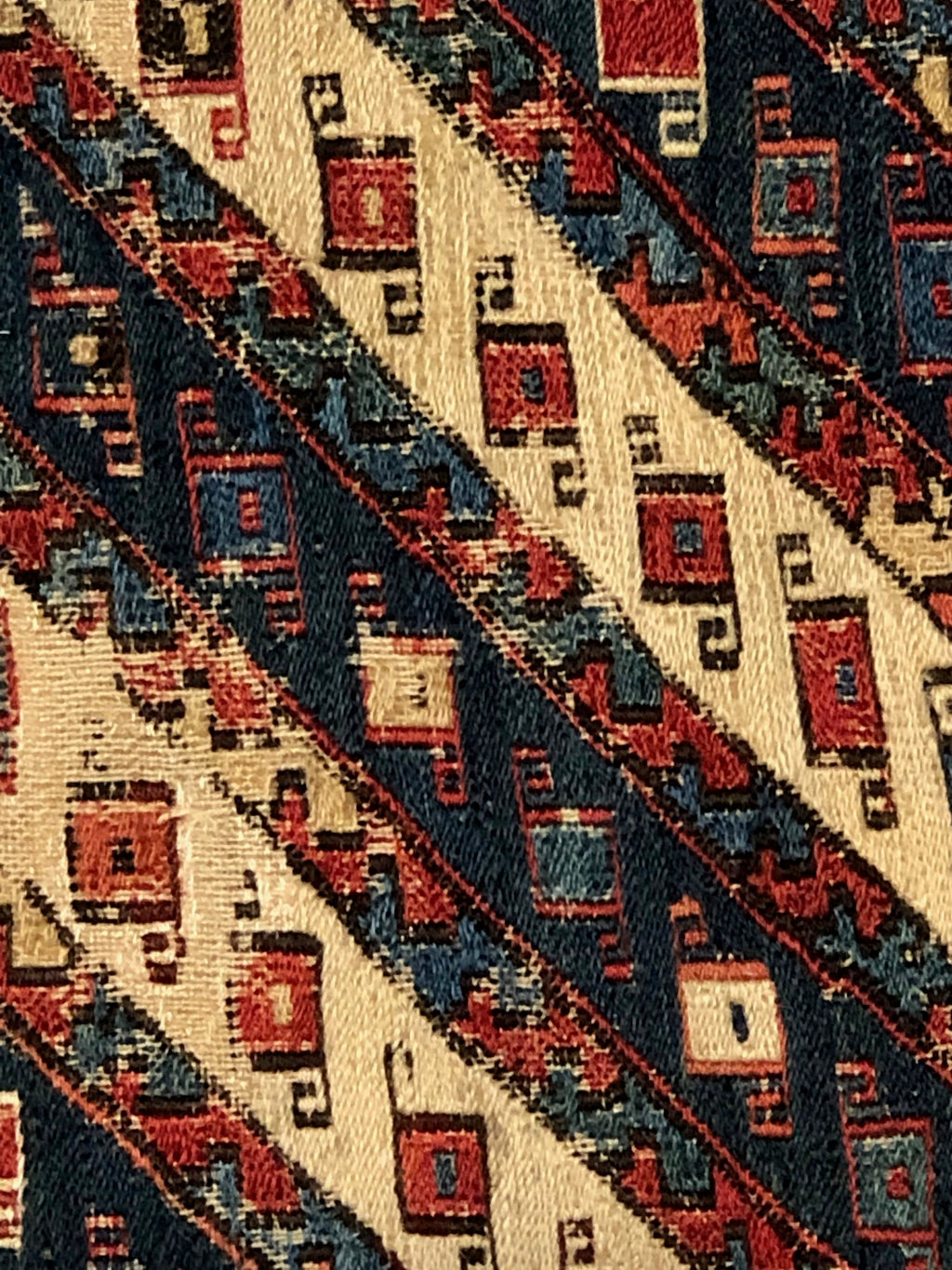 38219 Antique Caucasian Sumak Bagface